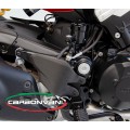 Carbonvani Carbon Fiber Right Hand Heel Guard for the Ducati Diavel V4